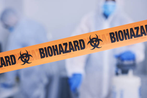 Professional Biohazard Cleanup technician working in Lansdowne, MD